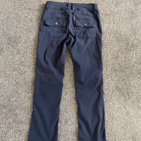 PRANA Halle Convertible Coal Gray Roll up Pants 2 SHORT - Picture 11 of 13